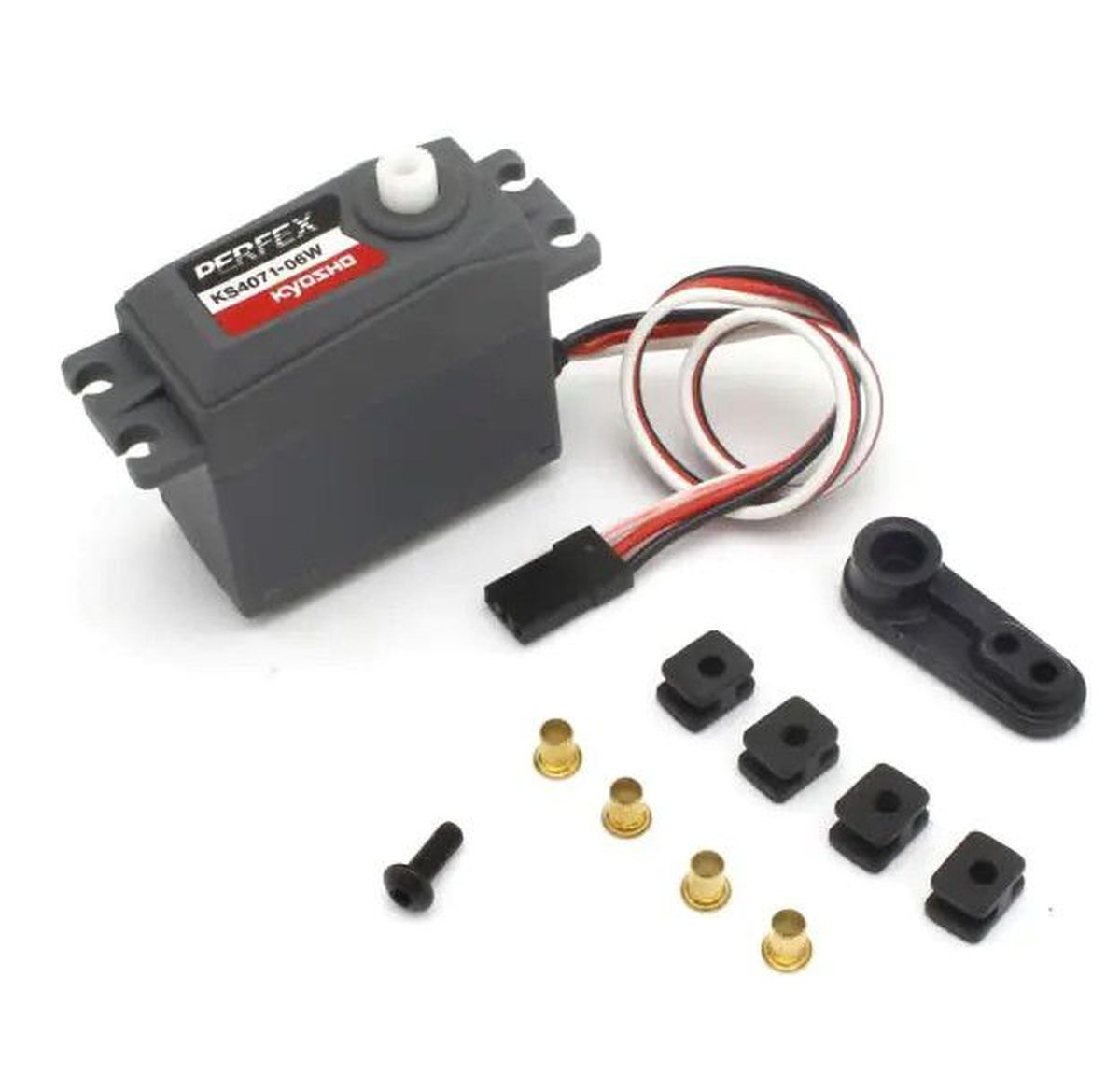 KS4071-06W 6kg Standard Servo with Grommet for 1/10 Readyset RC | Kyosho