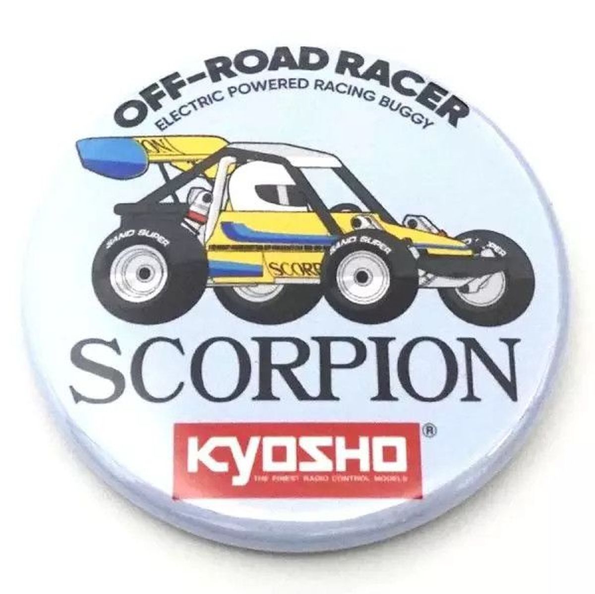 Vintage Buggy Badge 2WD Series 5-Type Assortment 44mm | Kyosho