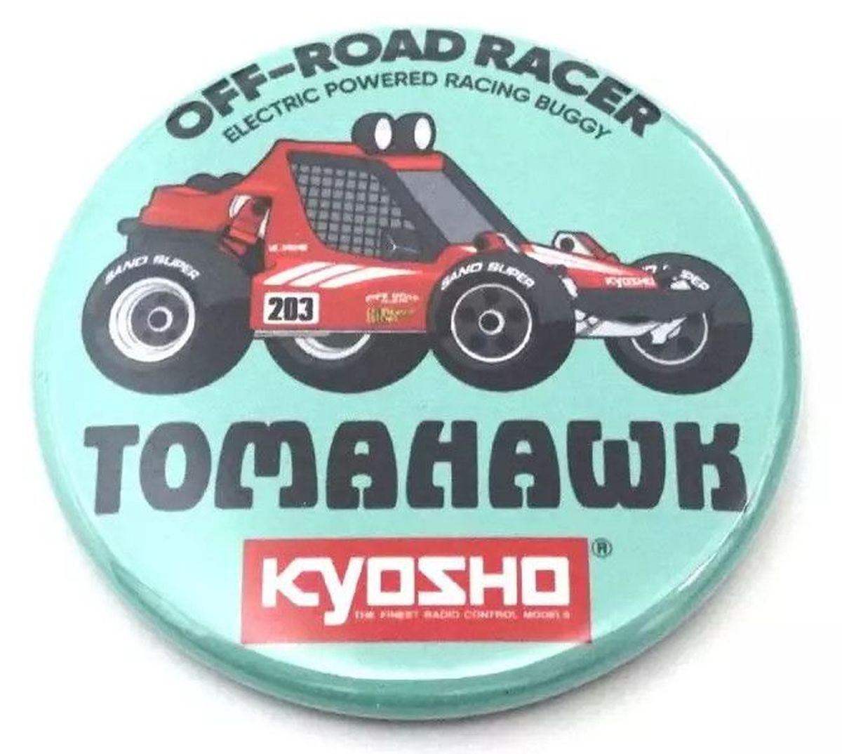 Vintage Buggy Badge 2WD Series 5-Type Assortment 44mm | Kyosho