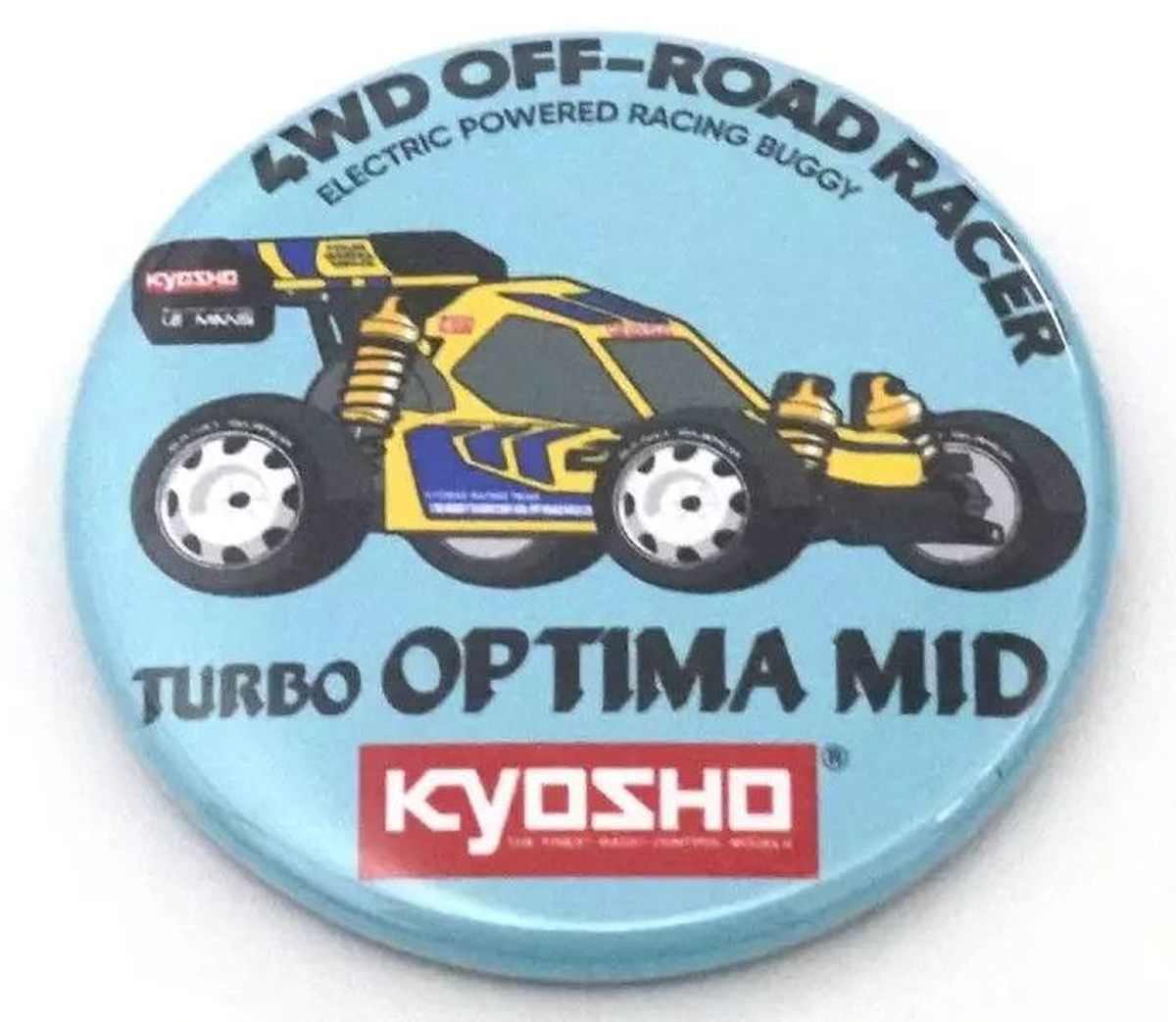 Vintage Buggy Badge 4WD Series 7-Type Assortment 44mm | Kyosho