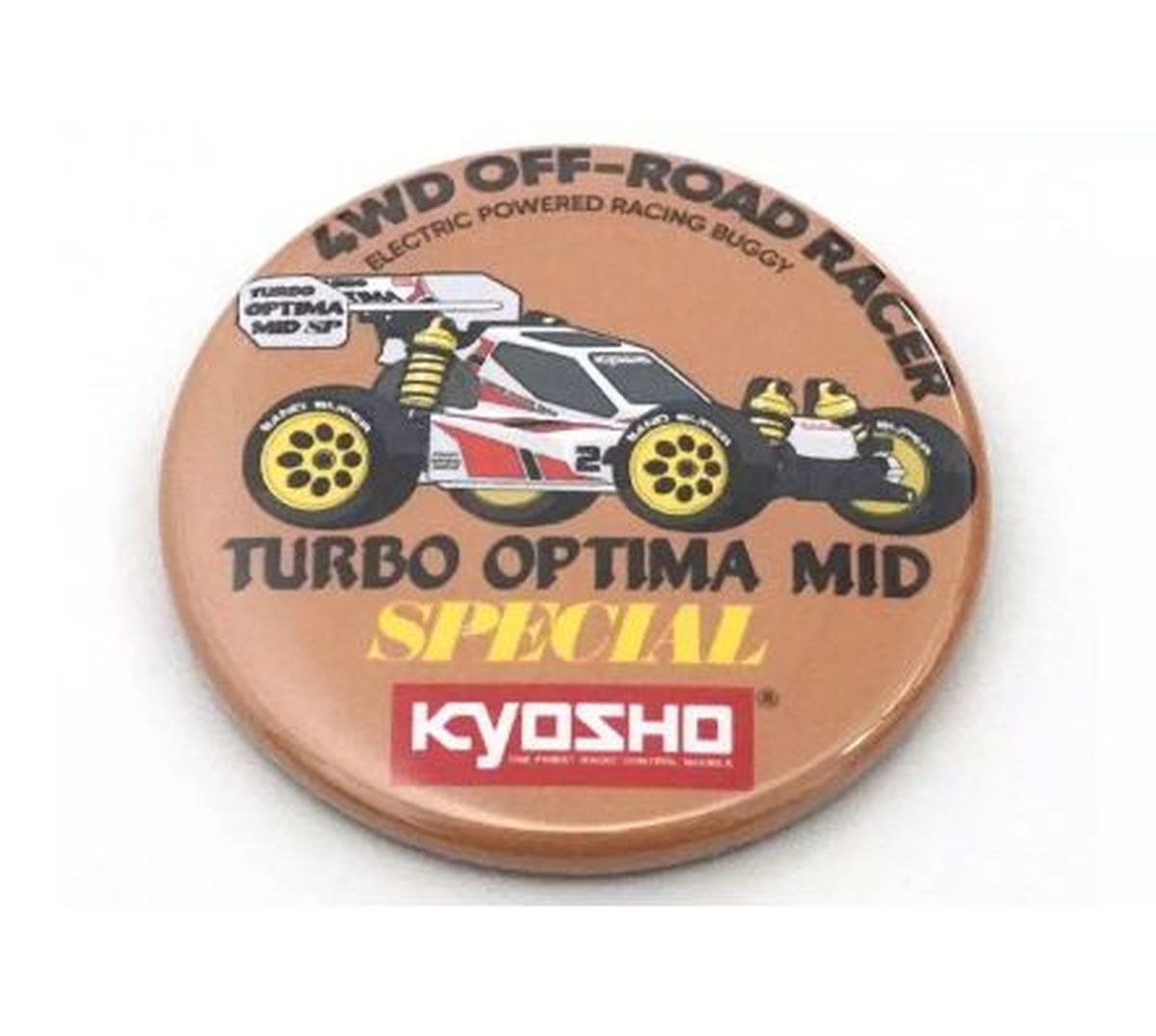 Vintage Buggy Badge 4WD Series 7-Type Assortment 44mm | Kyosho