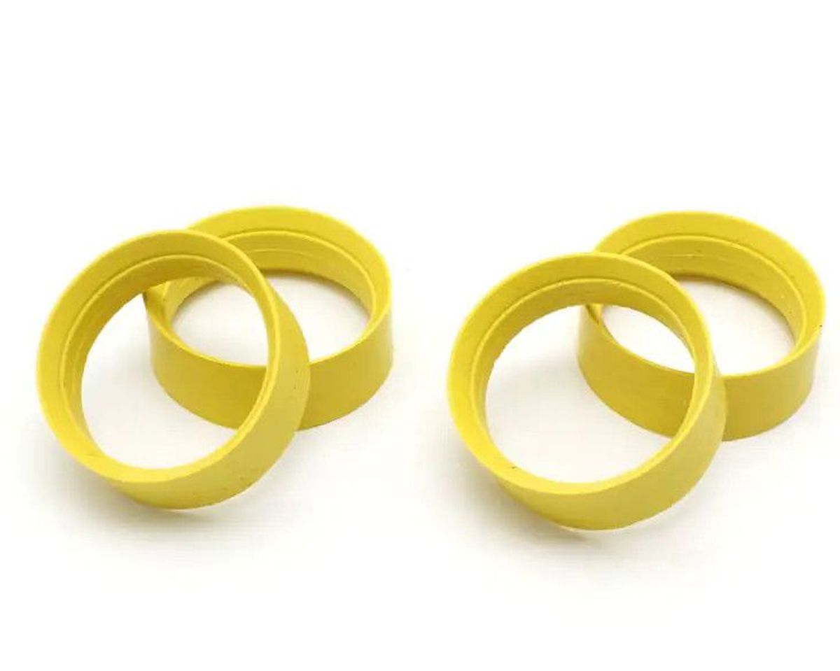 56mm Molded Touring Car Tire Inserts Yellow 4-Pack | Kyosho