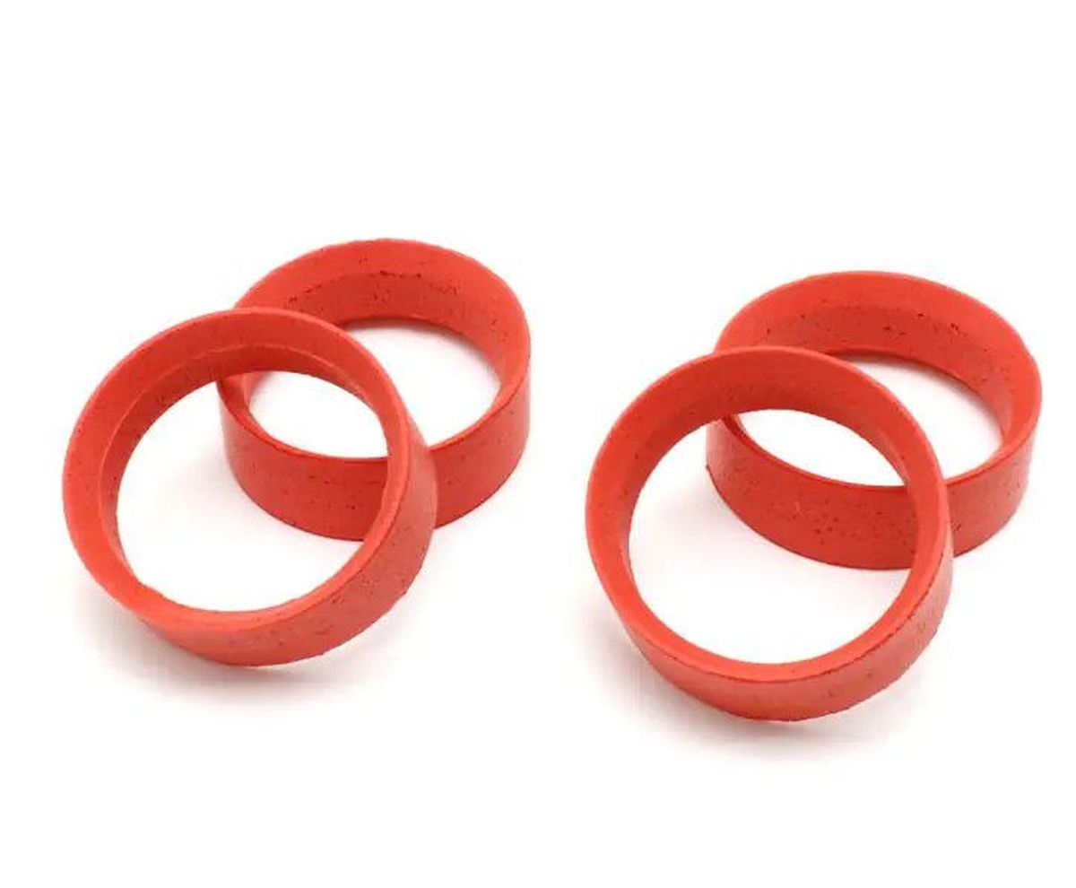 58mm Molded Touring Car Tire Inserts Red 4-Pack | Kyosho