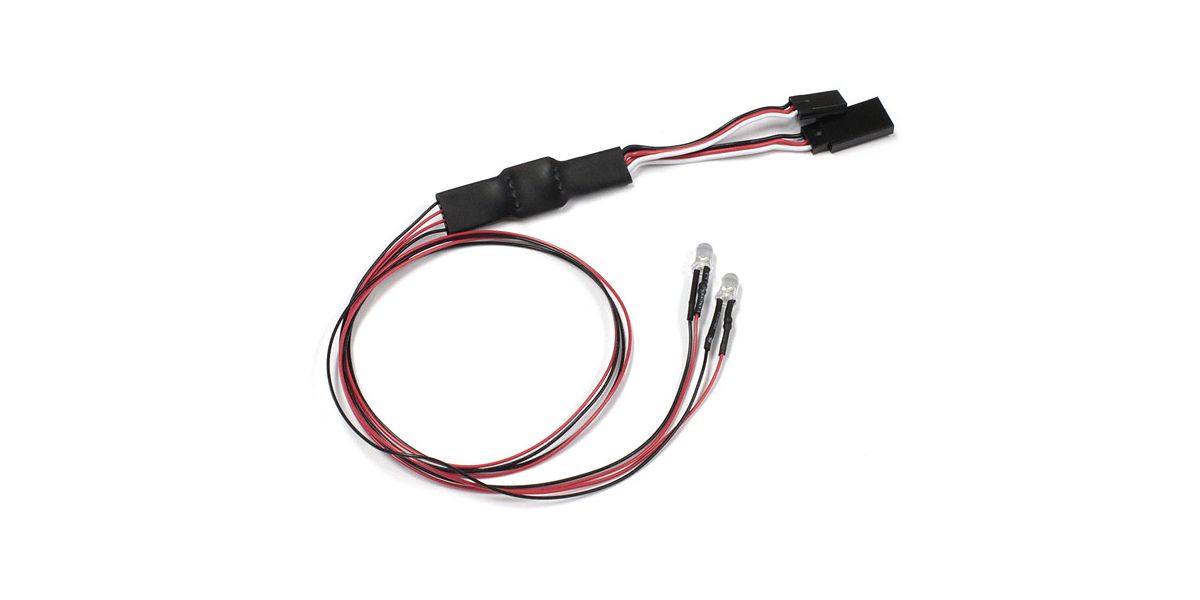 Kyosho LED Light Unit (5mm/2 Bulbs/L=400/Red) 97054-2R-B