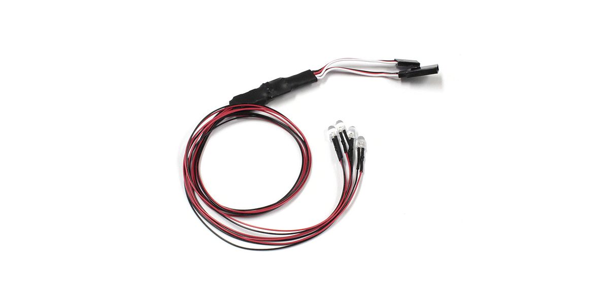 Kyosho LED Light Unit (5mm/4 Bulbs/L=400/Red) 97054-4R-B