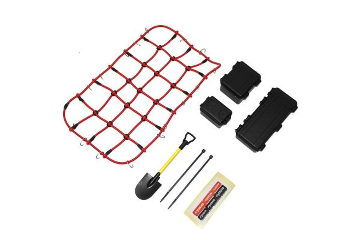 Kyosho Roof Carrier Net (200x140mm/ Black) Upgrade Part