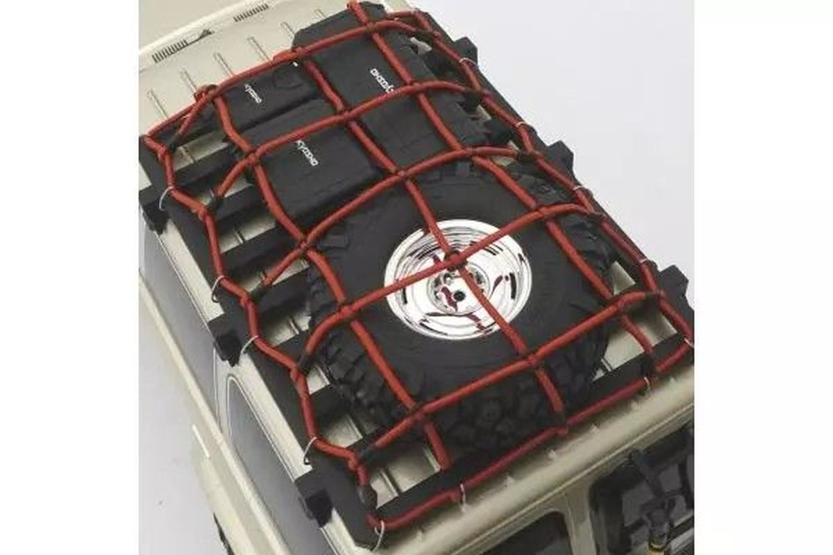 Kyosho Roof Carrier Net (200x140mm/ Black) Upgrade Part