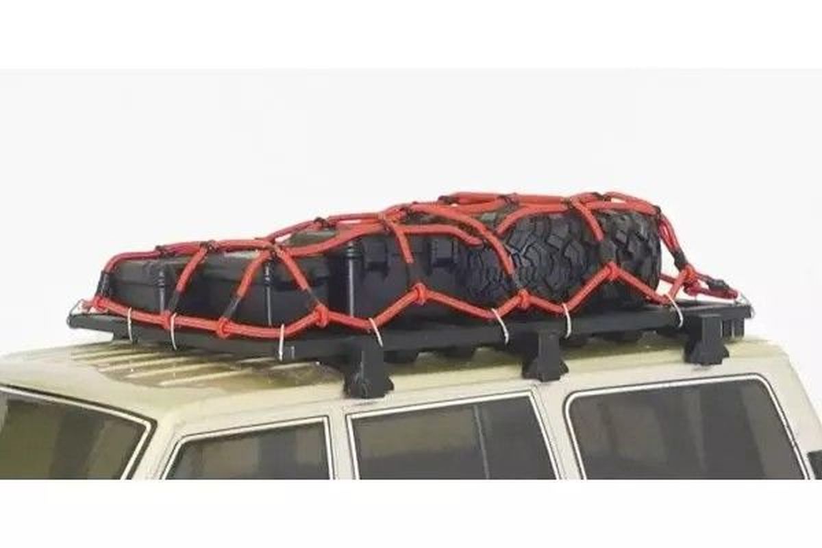 Kyosho Roof Carrier Net (200x140mm/ Black) Upgrade Part