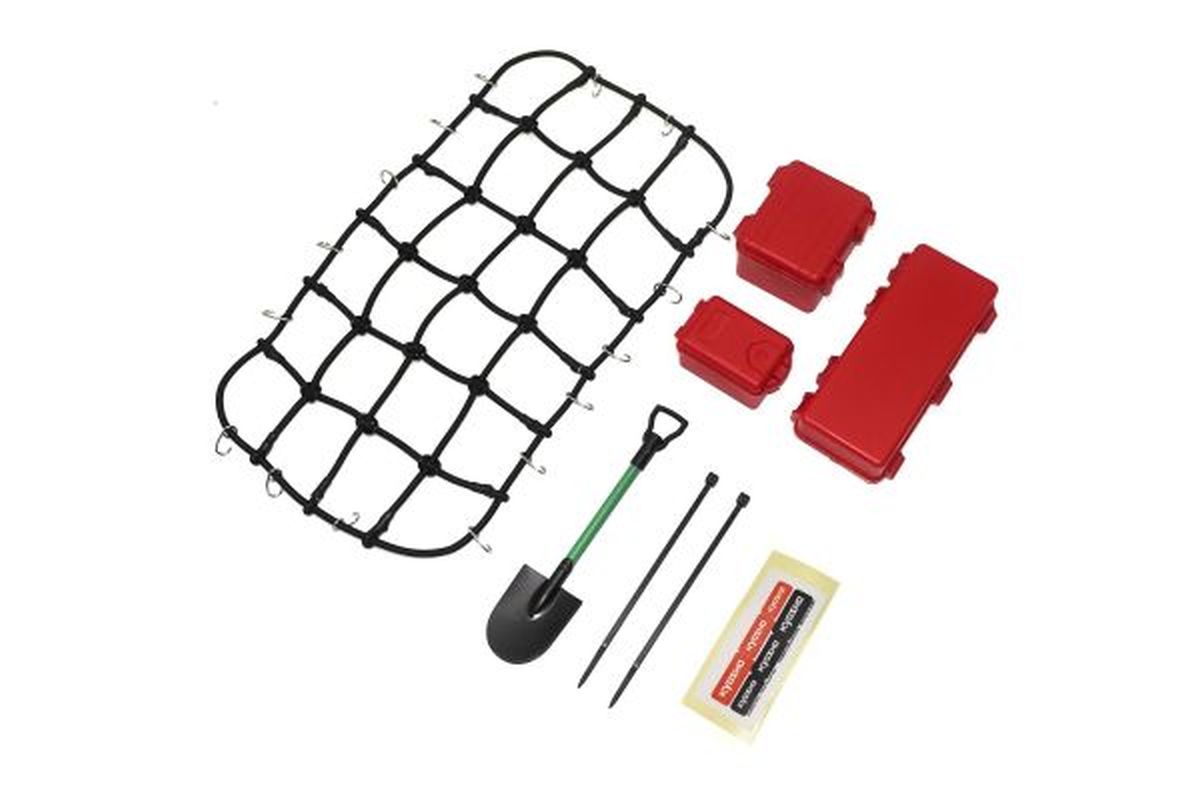 Kyosho Roof Carrier Net (200x140mm/ Black) Upgrade Part