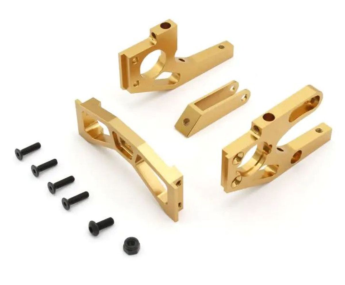 Gold Rear Axle Mount for Fantom Ext 1/12 Pan Car | Kyosho