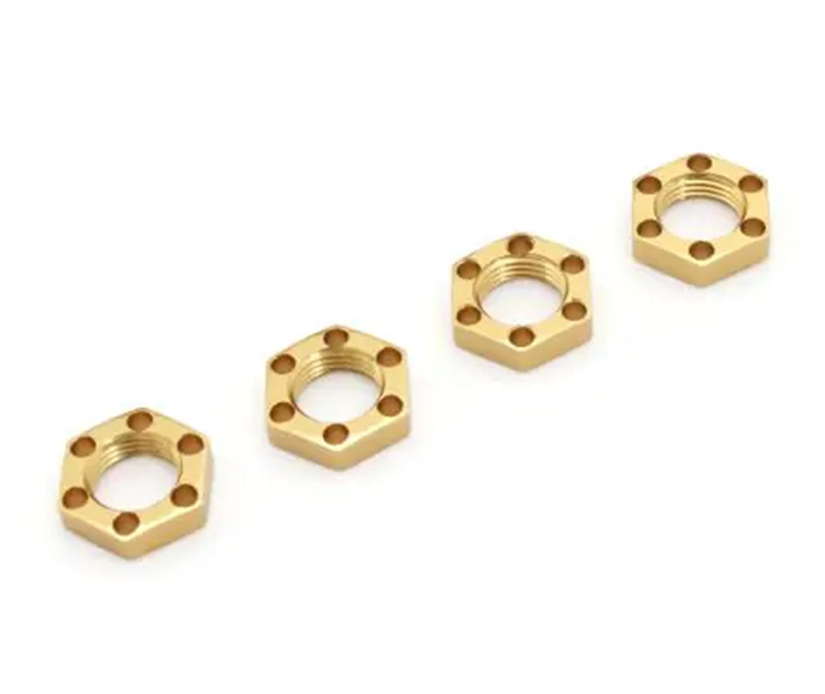 Gold LW Wheel Nut 4-Pack for Fantom EP 1/12 Pan Car | Kyosho