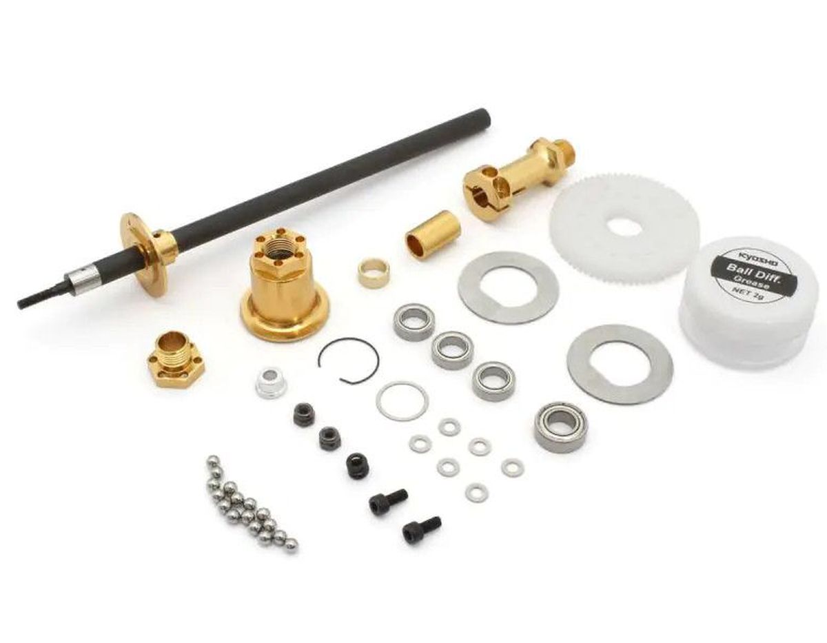 6mm Ball Diff Set Carbon Shaft for Fantom EP 1/12 Pan Car | Kyosho
