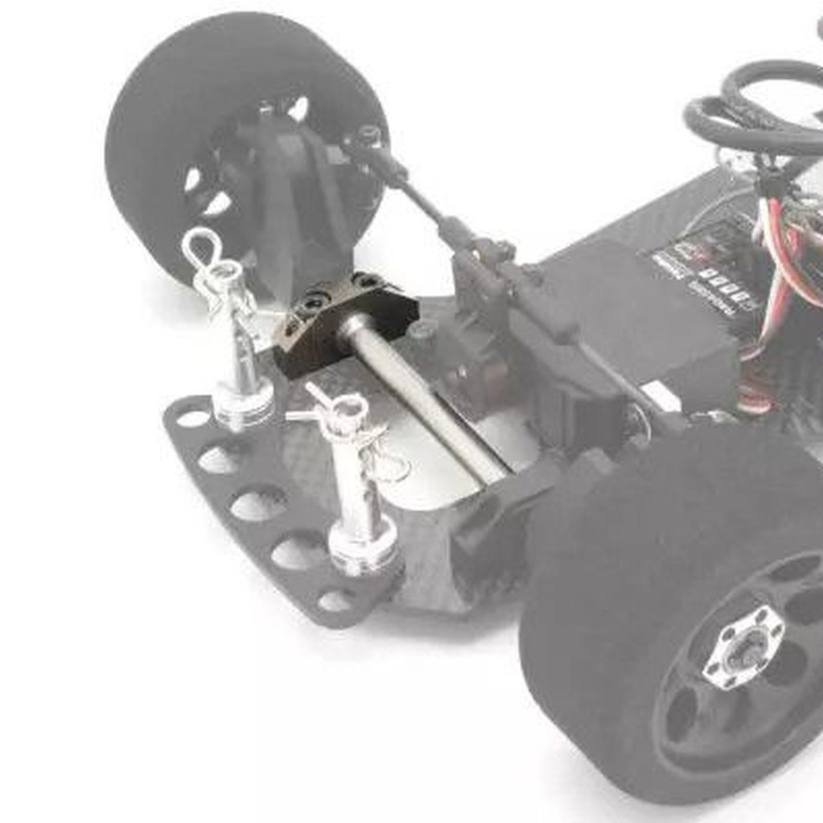 HD Front Axle 7075 Gunmetal for Plazma Mk3 1/12 Pan Car | Kyosho