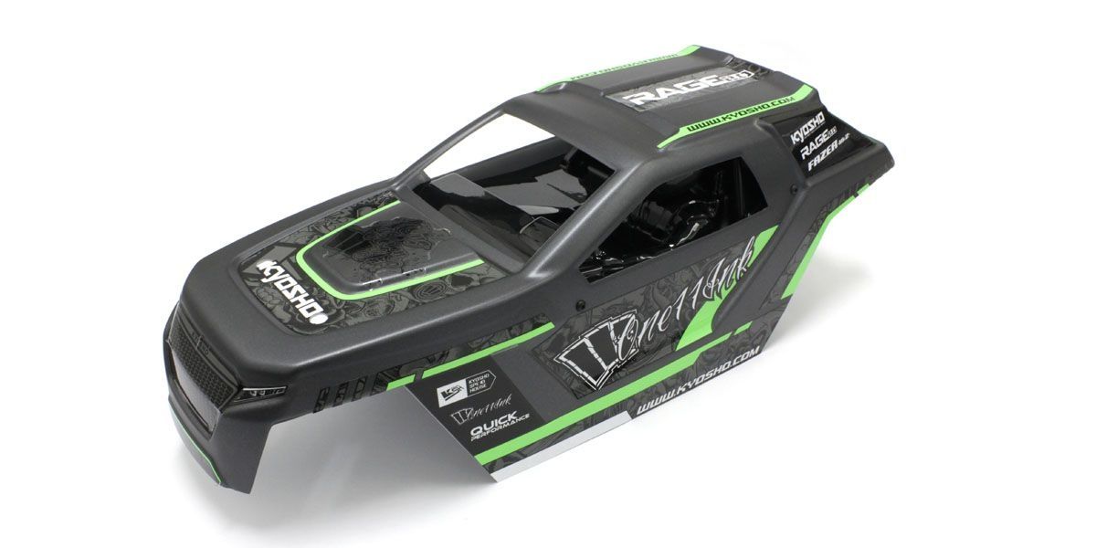 Kyosho Body Set, Green, RAGE2.0  FAB501G