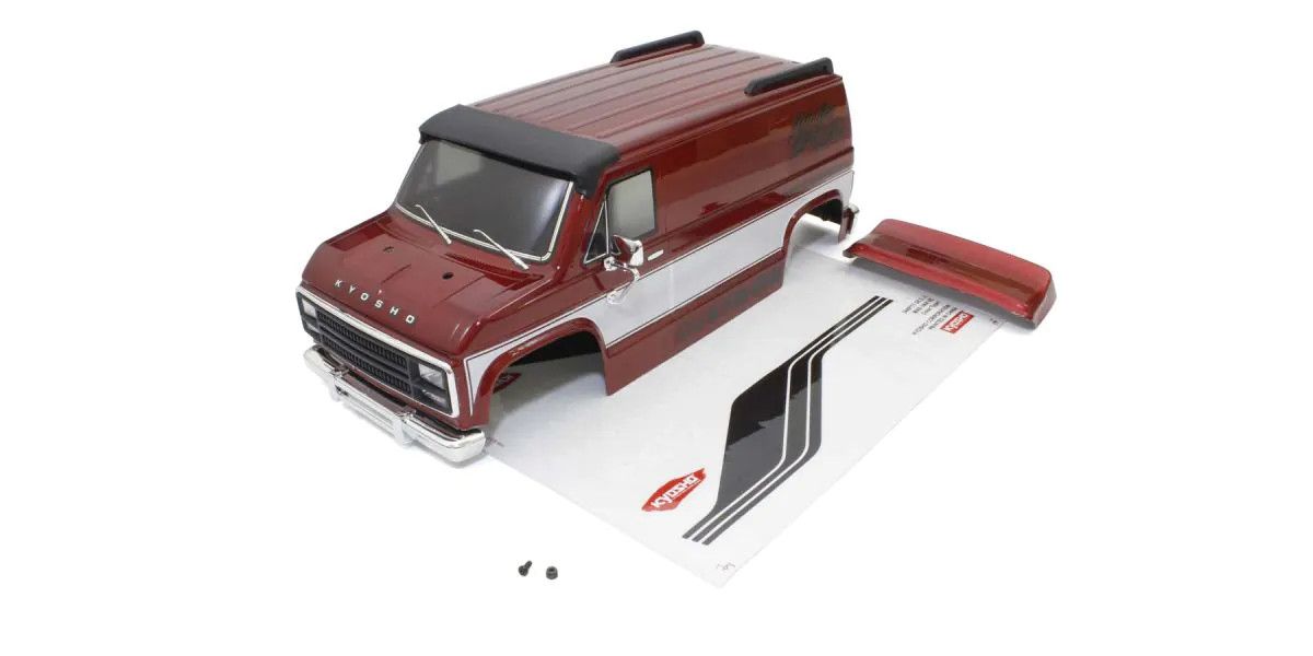 Kyosho Mad Van VE Decoration Body Set Red Default Title