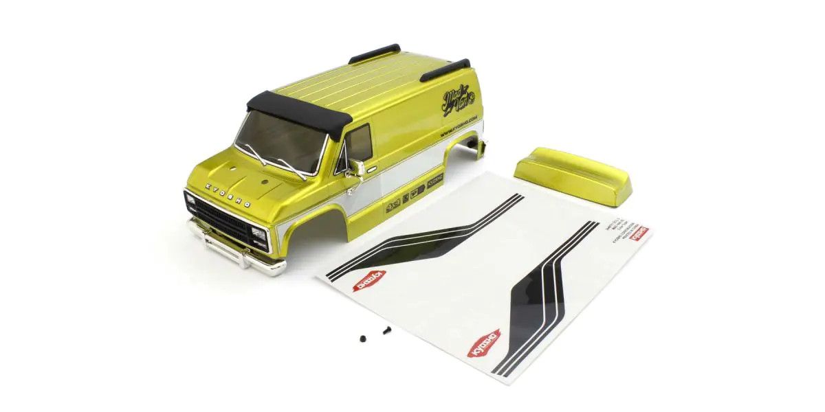 Kyosho Mad Van VE Decoration Body Set Yellow Default Title