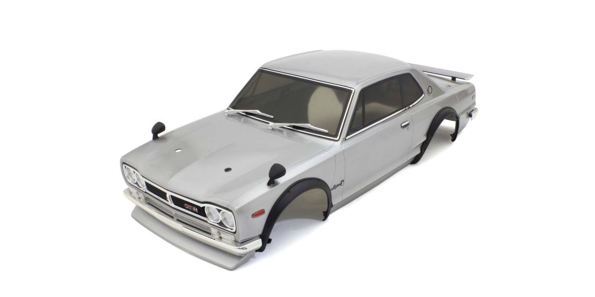 Kyosho Nissan Skyline 2000GT-R Tuned Ver. Silver Deco Body Set FAB606SL