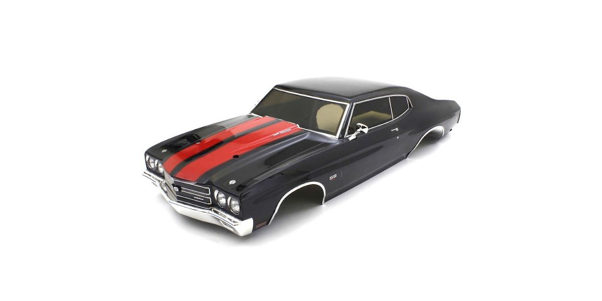 Kyosho Factory-Painted Chevy Chevelle SS454LS6 Tuxedo Black Body Set Default Title