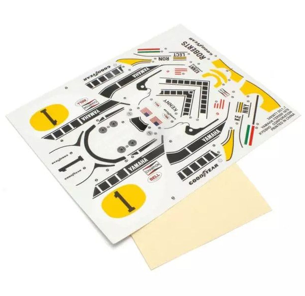 Decal Set for YZR500 Hang-On Racer RC Motorcycle | Kyosho
