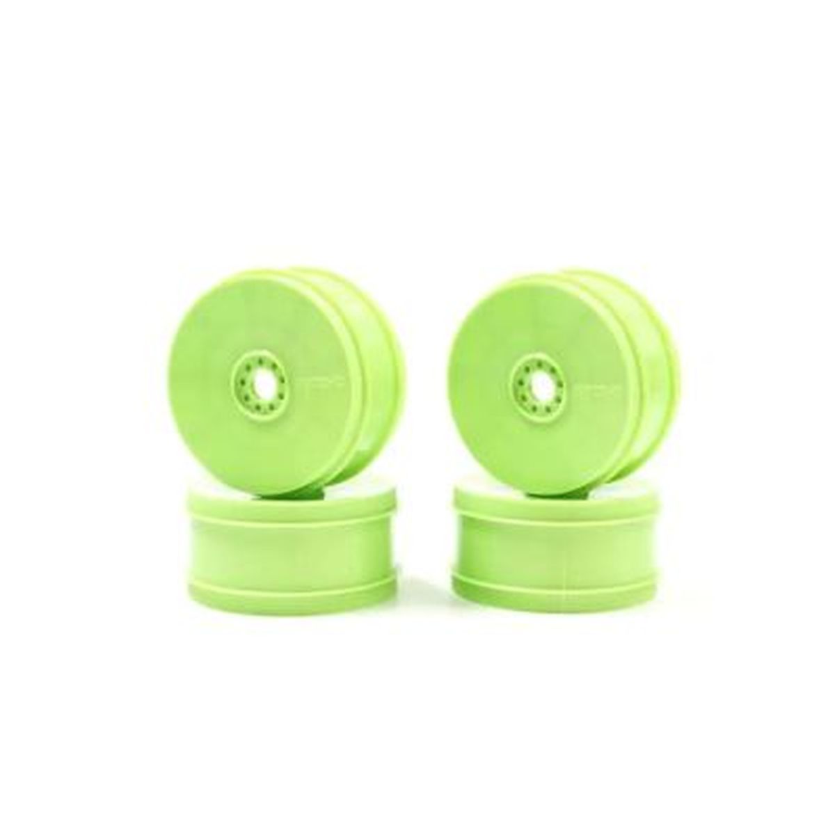 Dish Wheel Fluorescent Green 4-Pack for MP9/10 | Kyosho