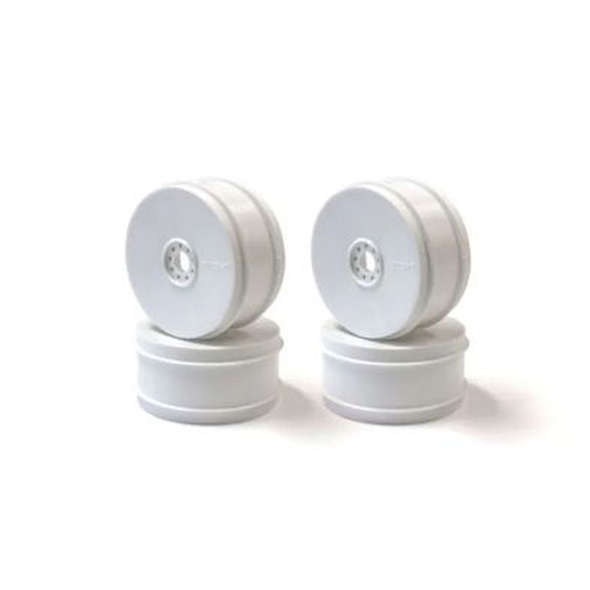 Hard Dish Wheel White 4-Pack for 1/8 Buggy | Kyosho