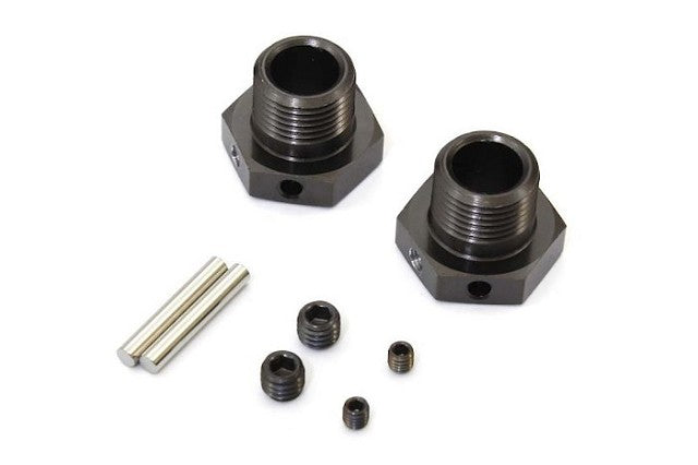 Kyosho Wheel Hub Gunmetal MP10 TK12 (2pc) IFW625