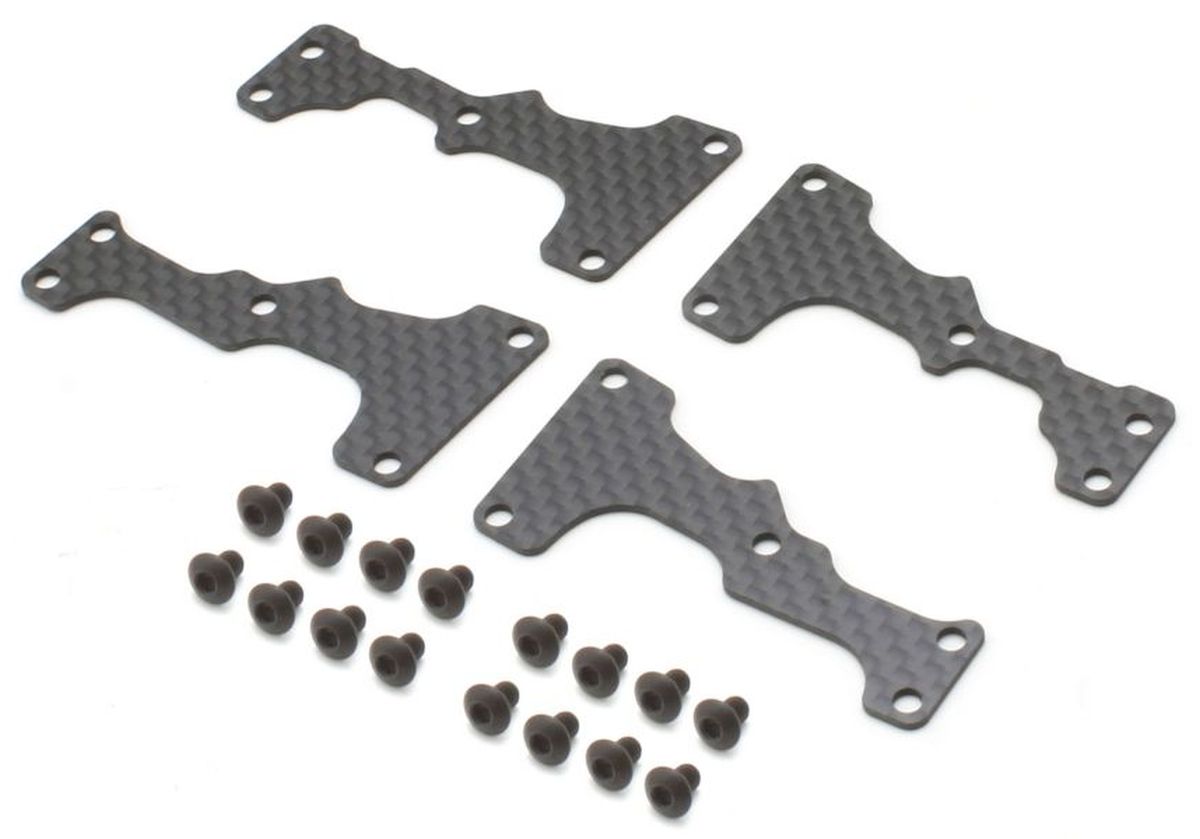 Kyosho Inferno MP11 Carbon Front Lower Suspension Plate Set