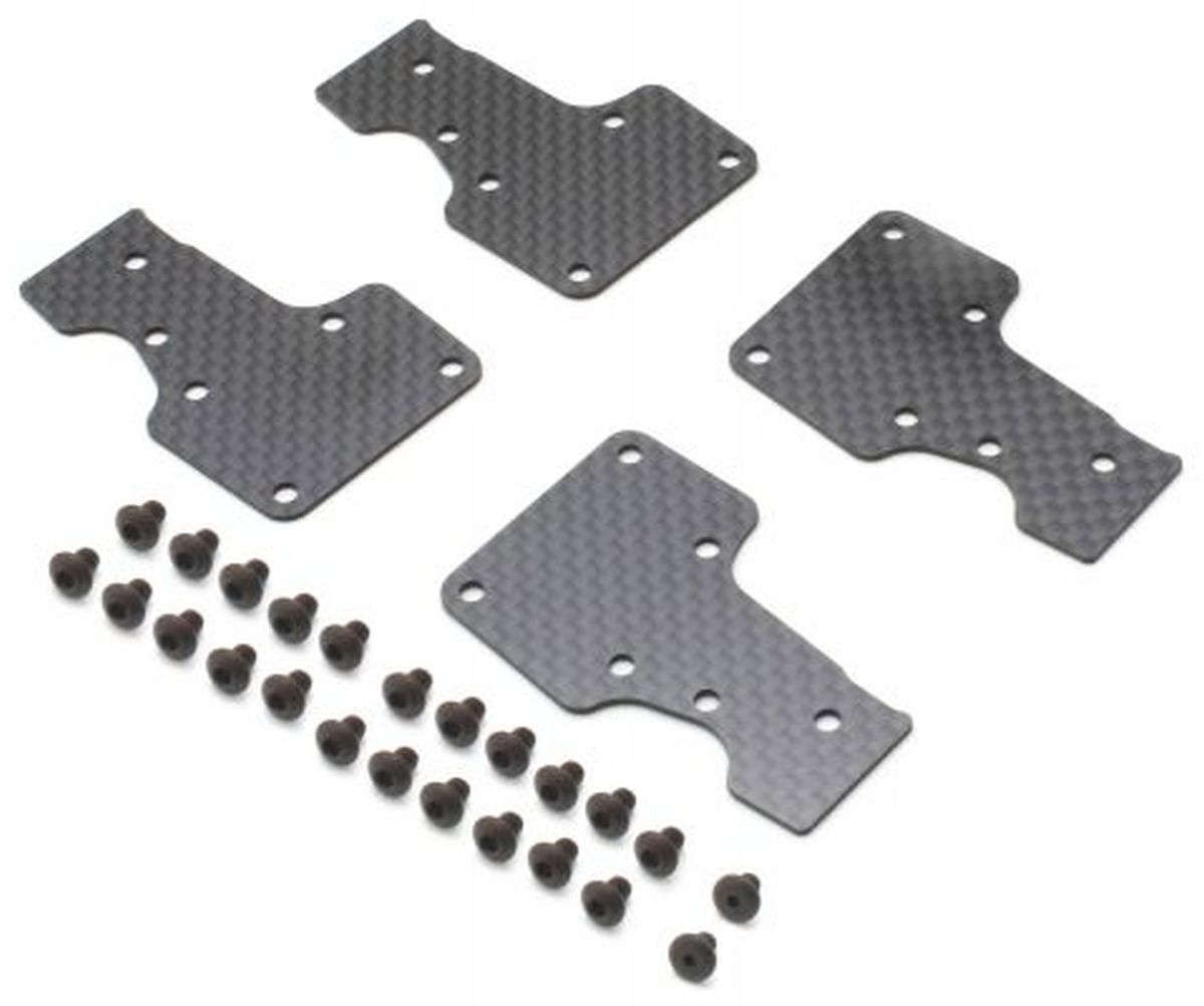Kyosho Inferno MP11 Carbon Rear Lower Suspension Plate Set