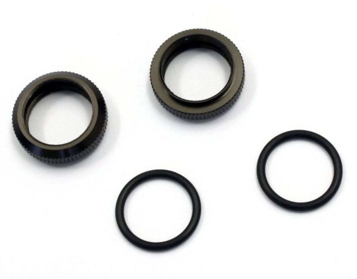 Kyosho Spring Adjuster Gunmetal Set (2pcs)