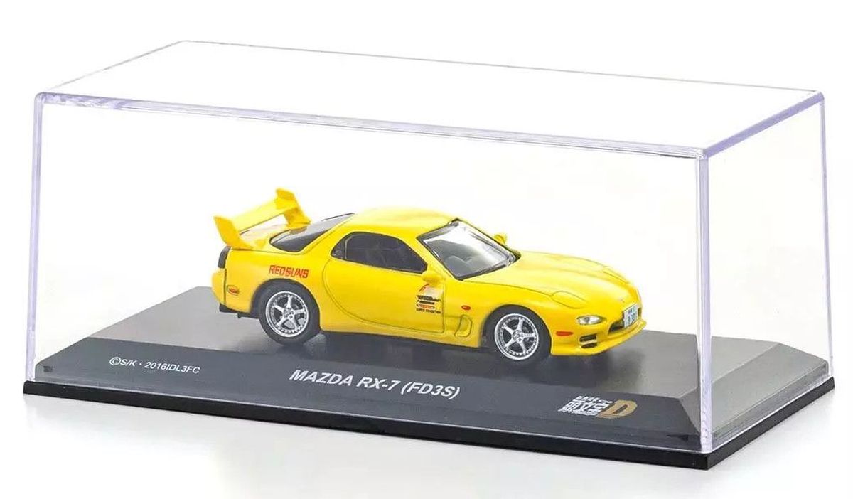 Kyosho 1/64 Initial D Mazda RX-7 FD3S Takahashi Keisuke Diecast Model