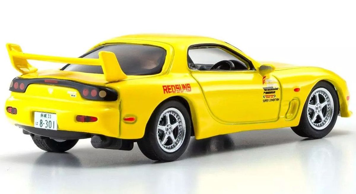 Kyosho 1/64 Initial D Mazda RX-7 FD3S Takahashi Keisuke Diecast Model
