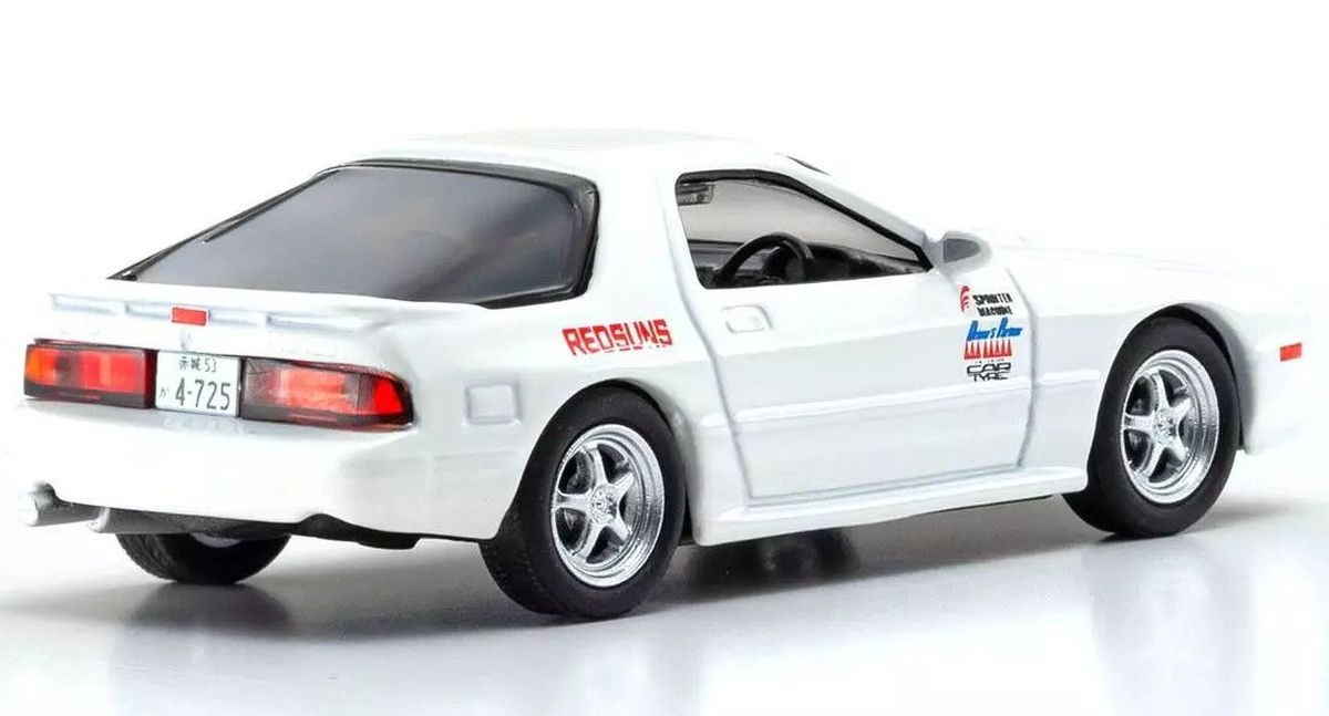 Kyosho 1/64 Initial D Mazda Savanna RX-7 FC3S Takahashi Ryosuke Diecast Model