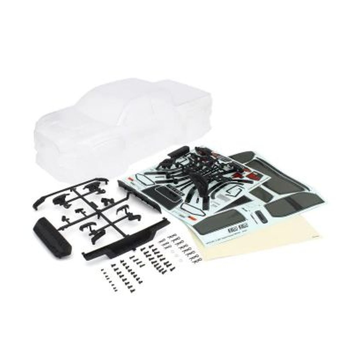 2021 Toyota Tacoma TRD Pro Clear Unpainted Body Set for Mini-Z 4×4 MX-01 1/24 Scale Crawler | Kyosho