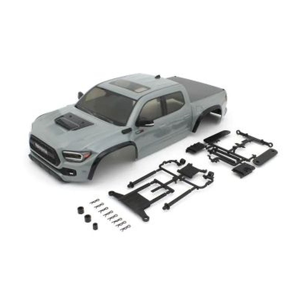 2021 Toyota Tacoma TRD Pro Lunar Rock Pre-Painted Body Set for Mini-Z 4×4 MX-01 1/24 Scale Crawler | Kyosho