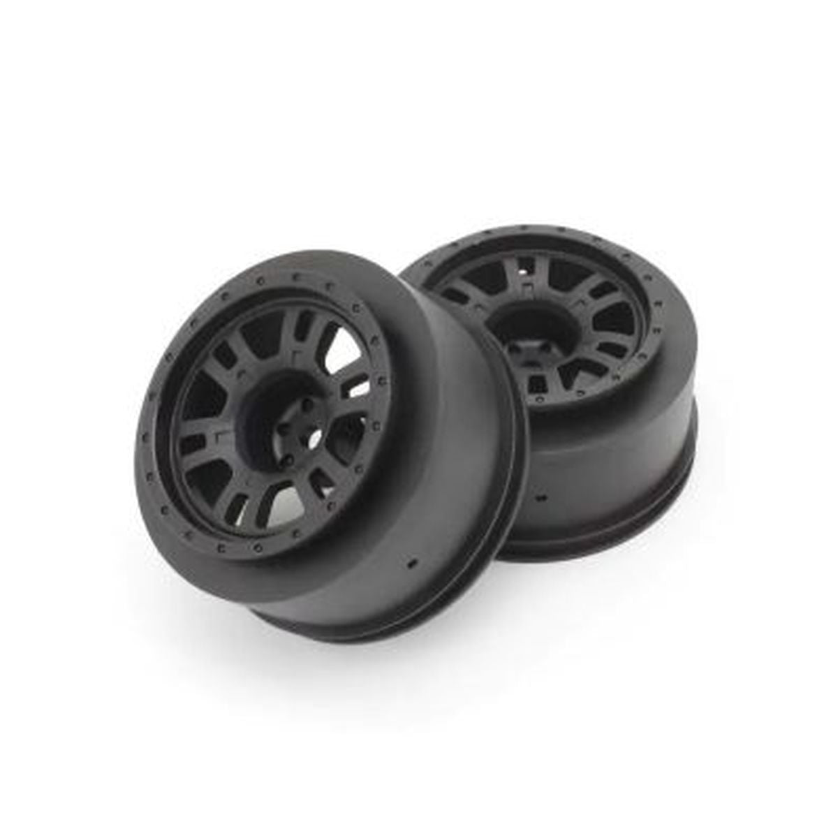 2.4" 6-Spoke Off-Road Wheel Black 2-Pack for KB10L Tacoma | Kyosho