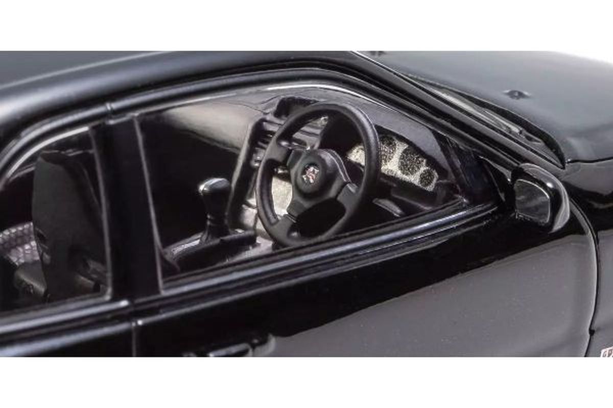 Kyosho 1/43 Nissan Skyline GT-R R34 V-Spec II Black Diecast Model
