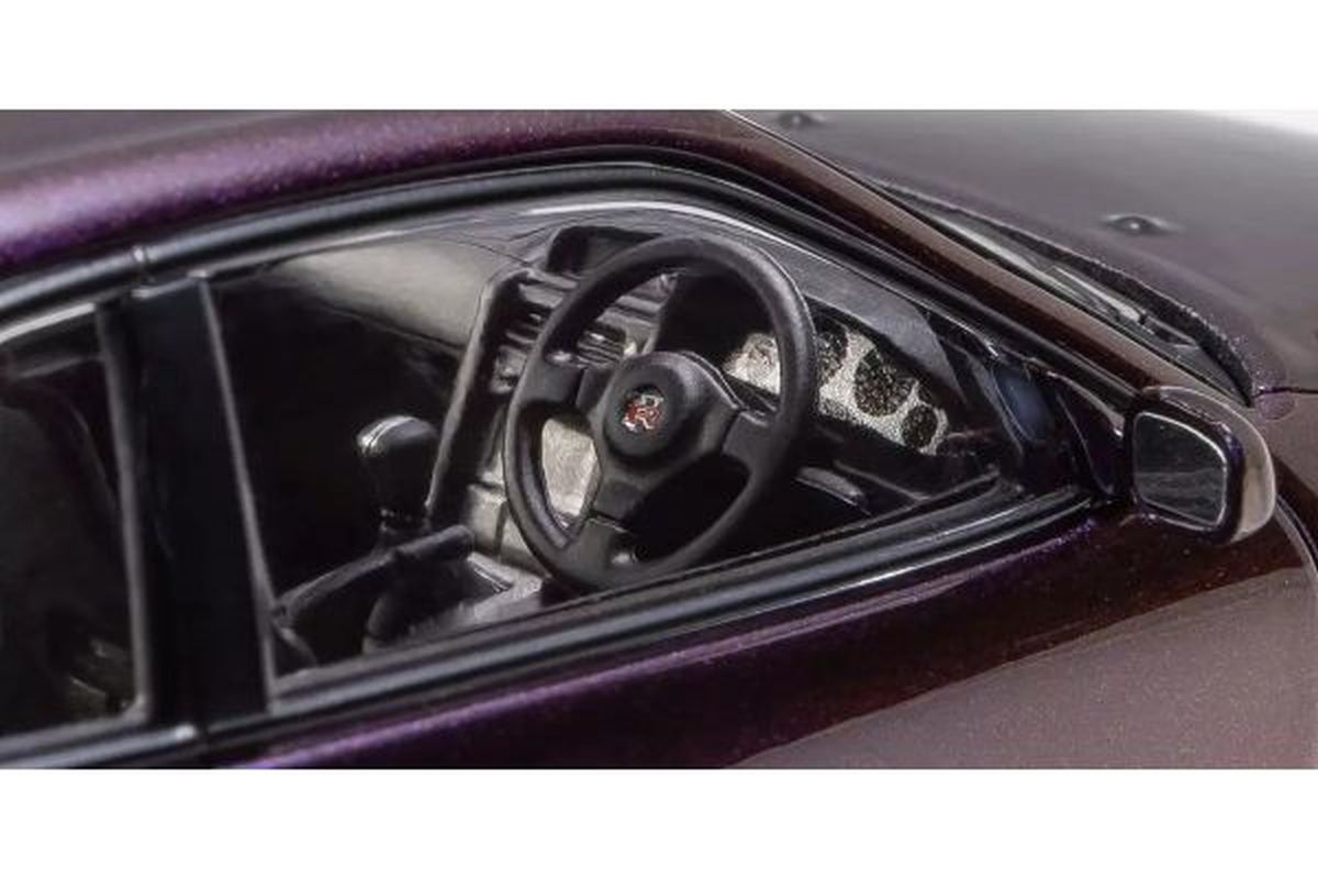 Kyosho 1/43 Nissan Skyline GT-R R34 V-Spec Midnight Purple III Diecast Model
