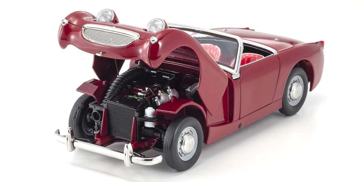 Kyosho 1/18 Scale Austin Healey Sprite Cherry Red Default Title