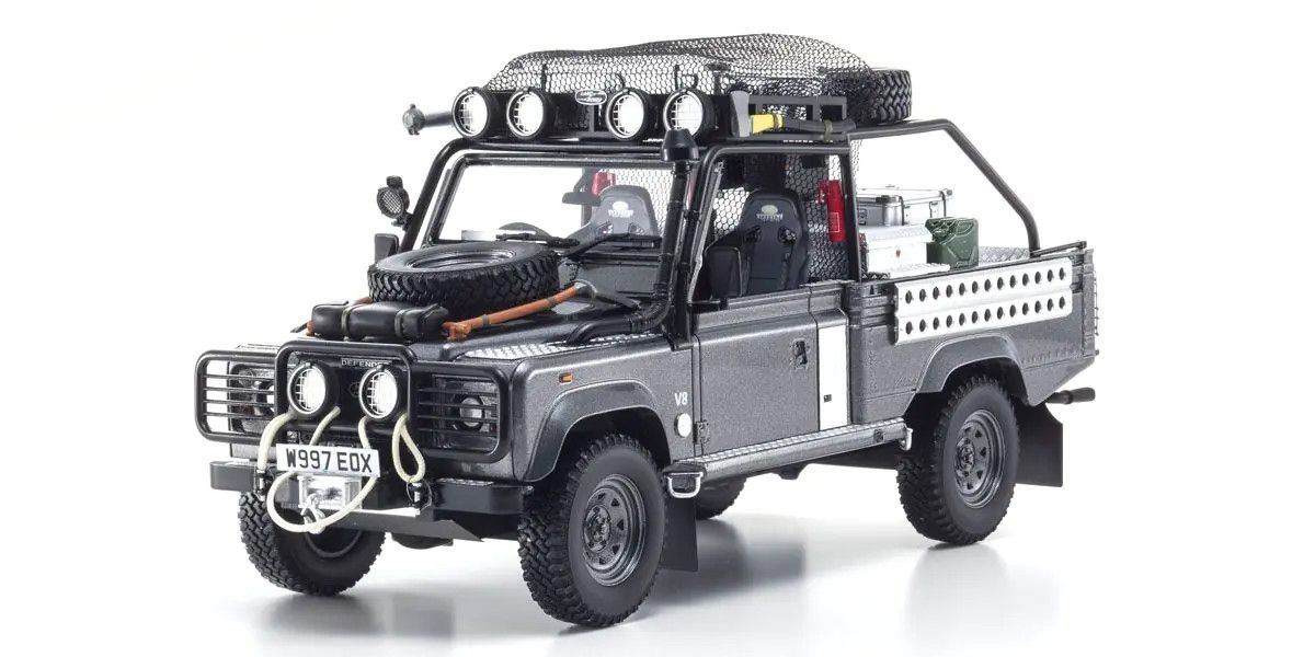 Kyosho 1/18 Land Rover Defender Movie Edition, Resin Model KSR08903TR