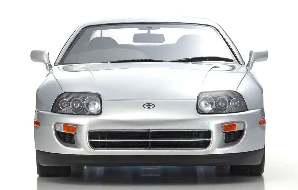 Kyosho 1/12 Toyota Supra A80 Silver Resin Model