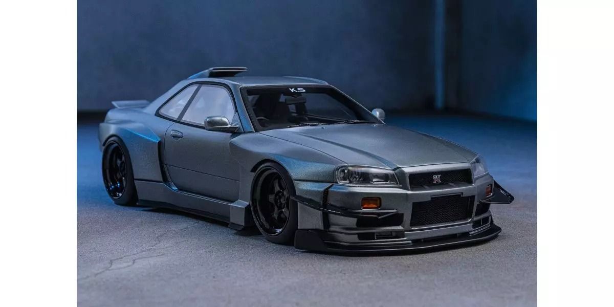 Kyosho 1:18 Nissan Skyline GT-R R34 KS Model - image 2