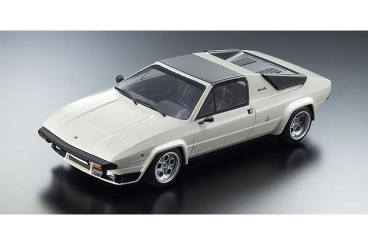 Kyosho 1/18 Lamborghini Silhouette P300 White Resin Model