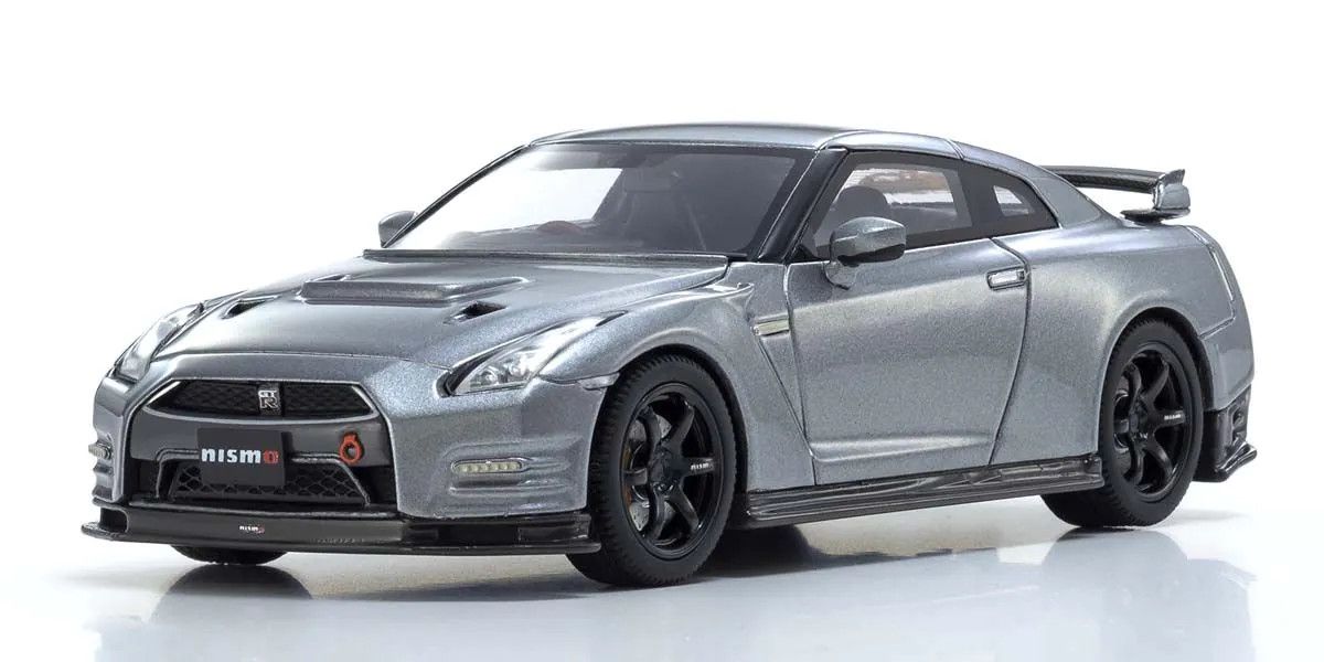 Kyosho 1/43 Scale Nissan GT-R R35 NISMO Grand Touring Car (Gray) KSR43110GR