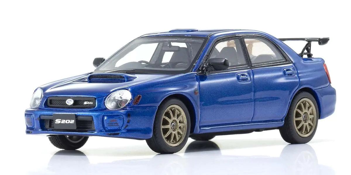 Kyosho Original Diecast 1/43 Subaru Impreza S202 Blue KSR43118BL