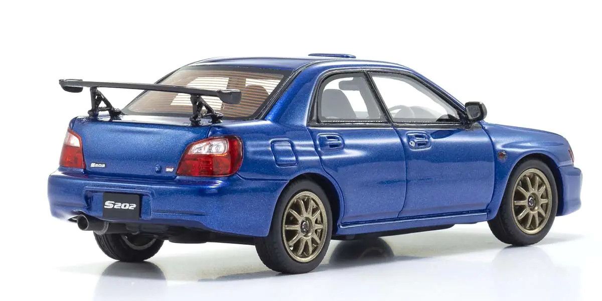 Kyosho Original Diecast 1/43 Subaru Impreza S202 Blue KSR43118BL