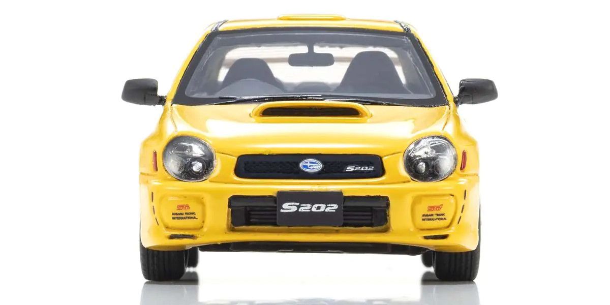 Kyosho Original Diecast 1/43 Subaru Impreza S202 Yellow KSR43118Y