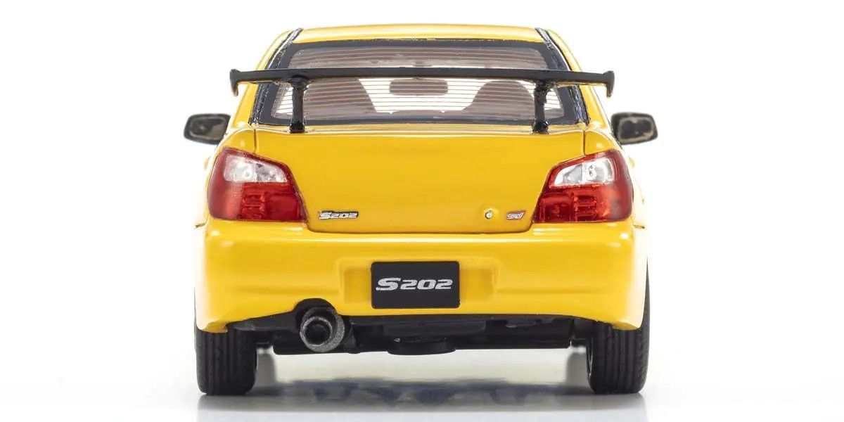 Kyosho Original Diecast 1/43 Subaru Impreza S202 Yellow KSR43118Y