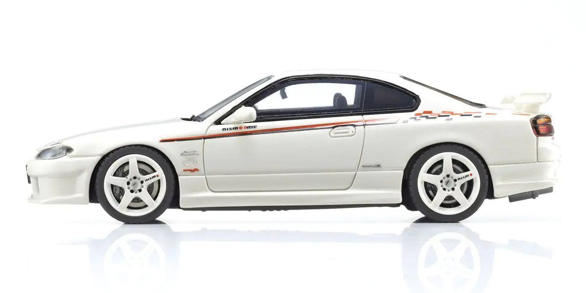 Kyosho 1/43 Nissan Silvia Nismo (White) Diecast Car KSR43125W