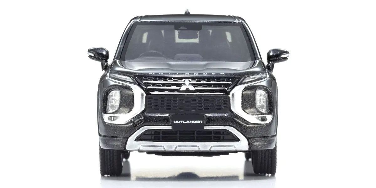 Kyosho 1/43 Mitsubishi Outlander, Black, Diecast Model KSR43128BK