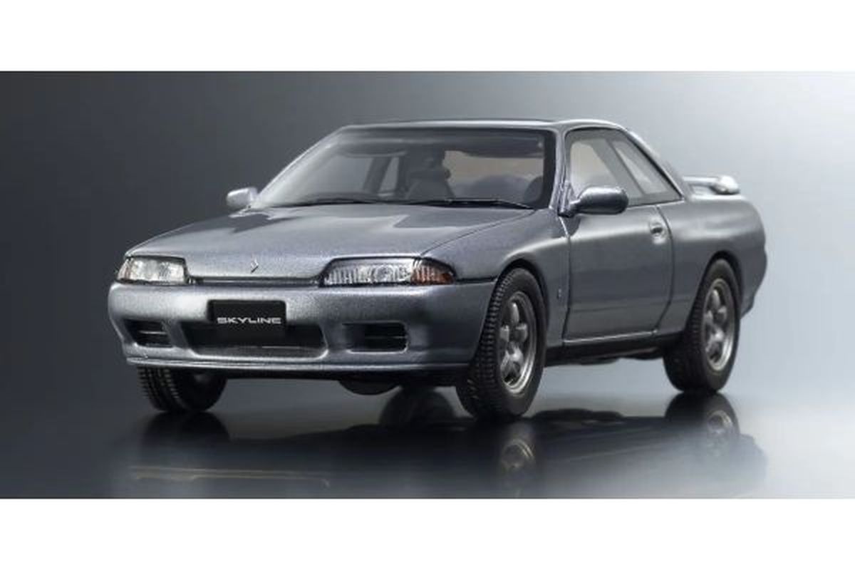 Kyosho 1/43 Nissan Skyline GTS-T Type M R32 Gray Resin Model